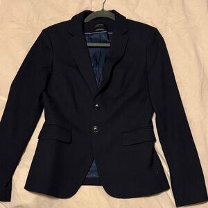 RW&CO. Charcoal Blazer with Textured Finish